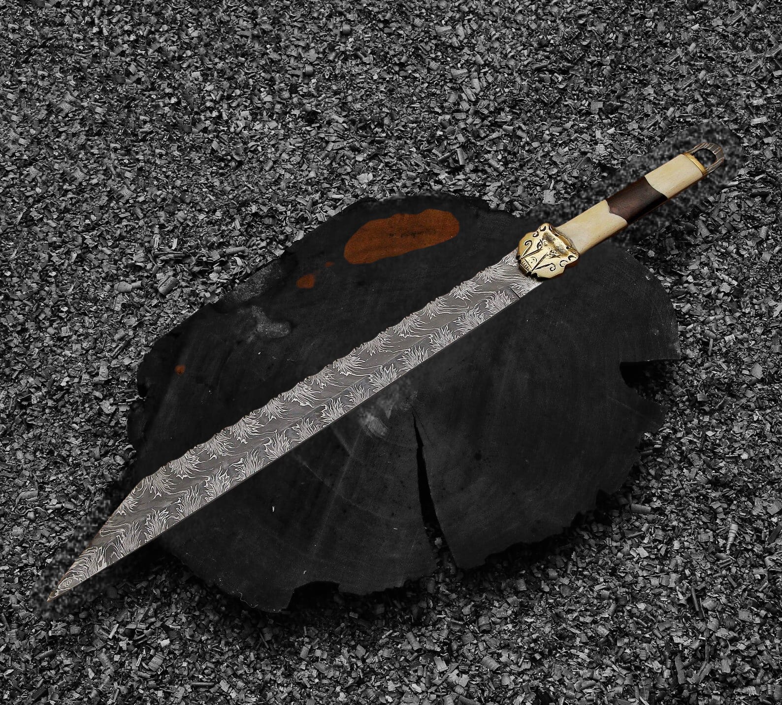 Seax Sword Damascus