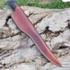 Professional fillet knife made from Damascus steel for fish and meat preparation